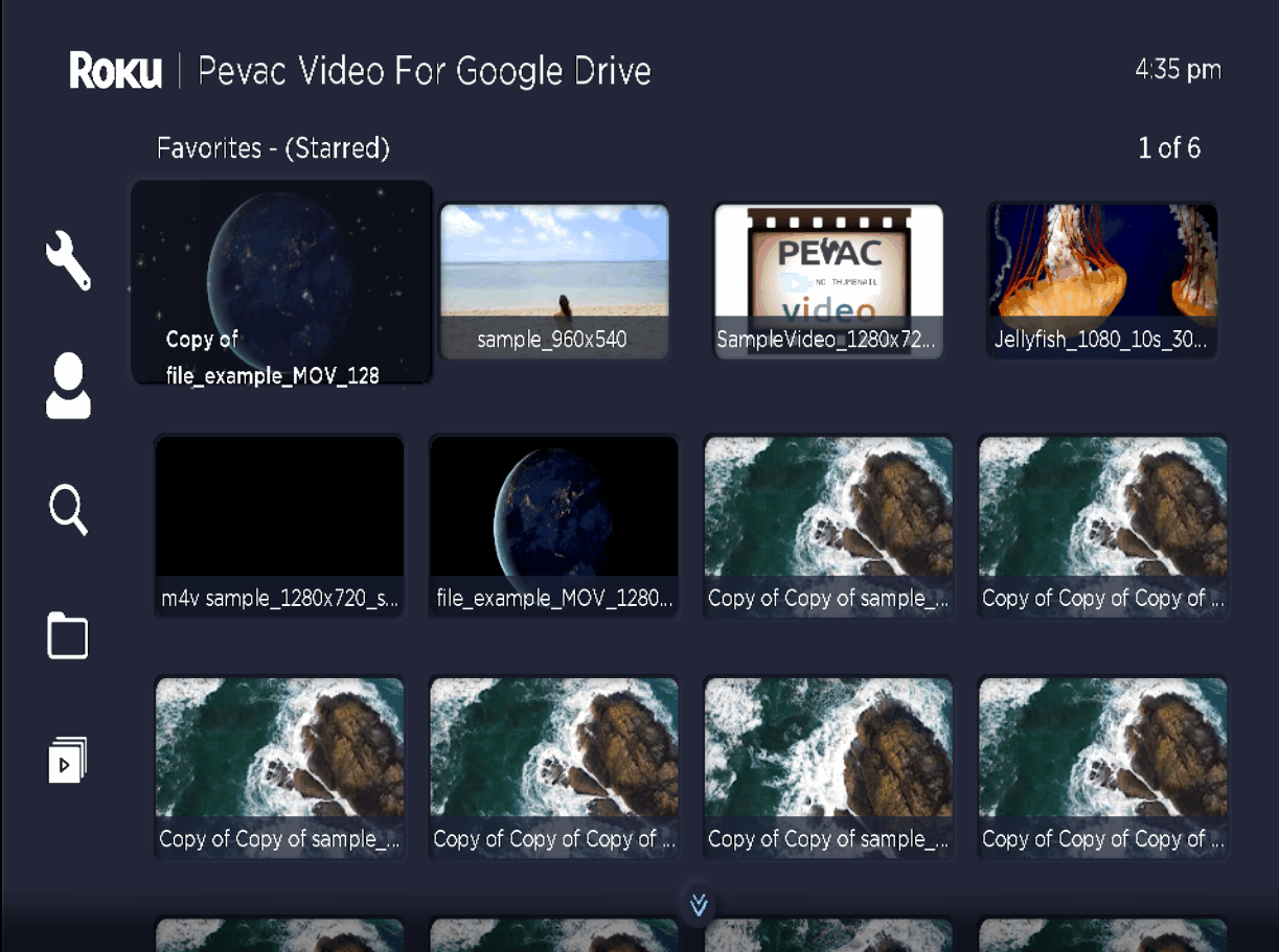 Pevac Video Select Folder